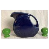 Fiesta Dinnerware Set -6 Dinner Plates, 8 Salad Plates, 7 Saucers, 4 Bowls, 1 Pitcher, 9 Cups, Salt & Pepper Set and 3 Mugs Fiesta Dinnerware Set -6 Dinner Plates, 8 Salad Plates, 7 Saucers, 4 Bowls, 1 Pitcher, 9 Cups, Salt & Pepper Set and 3 Mugs