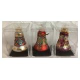 Collection of Hand Crafted Glass Bell Ornaments Collection of Hand Crafted Glass Bell Ornaments