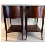 Pair of Vintage Imperial Mahogany End Tables Pair of Vintage Imperial Mahogany End Tables