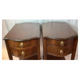 Pair of Vintage Imperial Mahogany End Tables Pair of Vintage Imperial Mahogany End Tables