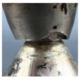 Weighted Sterling Silver Candleholders and 8 Salt and Pepper Shakers Weighted Sterling Silver Candleholders and 8 Salt and Pepper Shakers