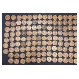 Collection of 124 Lincoln Wheat Cents Pennies Collection of 124 Lincoln Wheat Cents Pennies