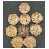 Collection of 124 Lincoln Wheat Cents Pennies Collection of 124 Lincoln Wheat Cents Pennies