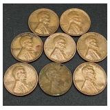 Collection of 124 Lincoln Wheat Cents Pennies Collection of 124 Lincoln Wheat Cents Pennies
