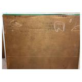 Pair of Ethan Allen Baumritter Heirloom Maple Shutter Door Storage Cabinets Pair of Ethan Allen Baumritter Heirloom Maple Shutter Door Storage Cabinets