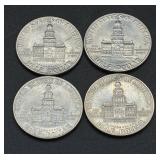 United States Coins - Standing Liberty Quarter, 1942 Jefferson Nickel, Buffalo Nickel and Four Bicentennial Kennedy Half Dollars United States Coins - Standing Liberty Quarter, 1942 Jefferson Nickel, Buffalo Nickel and Four Bicentennial Kennedy Half Dollars