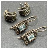 Collection of Sterling Silver .925 Earrings and Pendants Collection of Sterling Silver .925 Earrings and Pendants