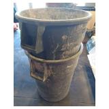 (2) Brute Rubbermaid Garbage Cans