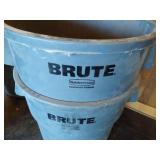 (2) Brute 44-Gallon Garbage Cans