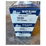 (3) Boxes Ilco Nickel Silver Key Blanks - 1A1G1
