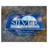 (3) Boxes Ilco Nickel Silver Key Blanks - 1A1D1