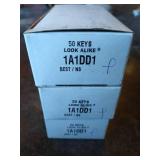 (3) Boxes Key Blanks - 1A1DD1