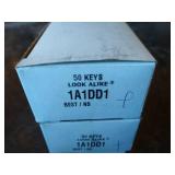 (3) Boxes Key Blanks - 1A1DD1