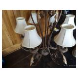 6-Light Antique Bronze Chandelier