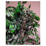 (2) 6' Artificial Trees in Metal Pots