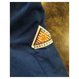 Size 3XL Blue Bulwark Fire Retardant Coveralls