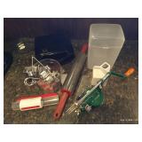 Kitchen Lot - Rolling Pin, Cookie Cutters, Waffle Maker