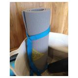 Exercise Lot - Yoga Mat, Weights, Rollers, Etc.