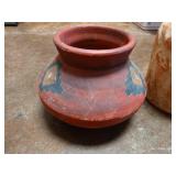 (2) Clay/Pottery Pots/Vases