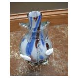 11' Tall Blown Glass Clown Decanter