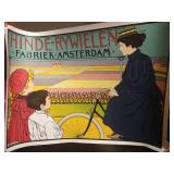 'Hinde-Rywielen Fabriek Amsterdam' Poster