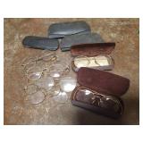 Collection of Vintage Eye Glasses
