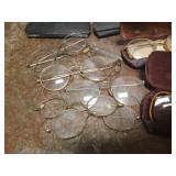 Collection of Vintage Eye Glasses