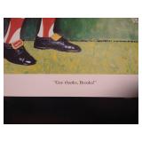 Norman Rockwell Poster Signed by Brooks Robinson