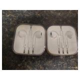 (2) Pairs Apple Earbuds - New