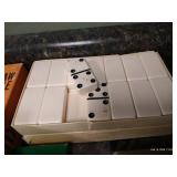 Vintage Game Lot - Marblelike Dominoes, Cards, Puzzles