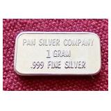 Liberty Bell 1 Gram Silver Bar