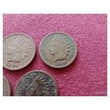 (5) Indian Pennies
