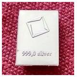 Valcambi 1 Gram Silver Bar