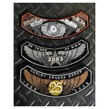 Harley-Davidson HOG Patches  Sturgis 2003 Wing & Engine Designs