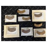 Harley-Davidson HOG Patches (Lot of 8) - Harley Owners Group Winged Belt Buckle Medallions