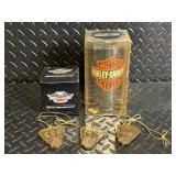 Harley-Davidson Knucklehead Panhead Shovelhead Engine Head Ornaments - 3pc Set 99204-14V