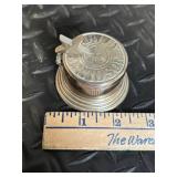 Hand-Carved Wooden Motorcycle Sculpture with Log Accents & Rope Detailing