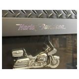 Harley-Davidson Die-Cast 1980s Motorcycle Display Case