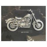 Harley-Davidson Die-Cast 1980s Motorcycle Display Case