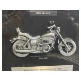 Harley-Davidson Die-Cast 1980s Motorcycle Display Case