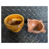 Assorted Decorative Ceramics, Woven Placemat & Small Souvenir Items