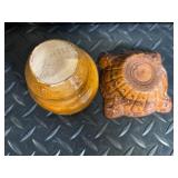 Assorted Decorative Ceramics, Woven Placemat & Small Souvenir Items