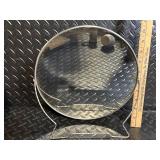 Vintage Delft Blue Porcelain Miniatures in Wooden Crate with Dangerous Pellet Powder Label