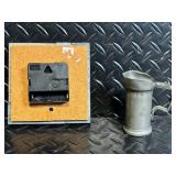 Vintage Delft Blue Porcelain Miniatures in Wooden Crate with Dangerous Pellet Powder Label