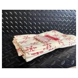 3 Mosaic Glass Tealight Holders on Wood Tray - Room Holiday Silhouettes Plates - Manners Napkins