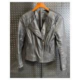 Topshop Leather Biker Jacket - Women's US 6 (EU 38 / UK 10)