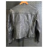 Topshop Leather Biker Jacket - Women's US 6 (EU 38 / UK 10)