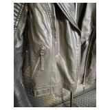Topshop Leather Biker Jacket - Women's US 6 (EU 38 / UK 10)