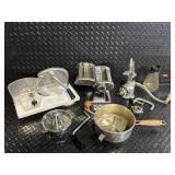 Vintage L.F.C. Mod.150 Meat Grinder & Italian Pasta Maker - Made in USA & Italy