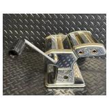 Vintage L.F.C. Mod.150 Meat Grinder & Italian Pasta Maker - Made in USA & Italy